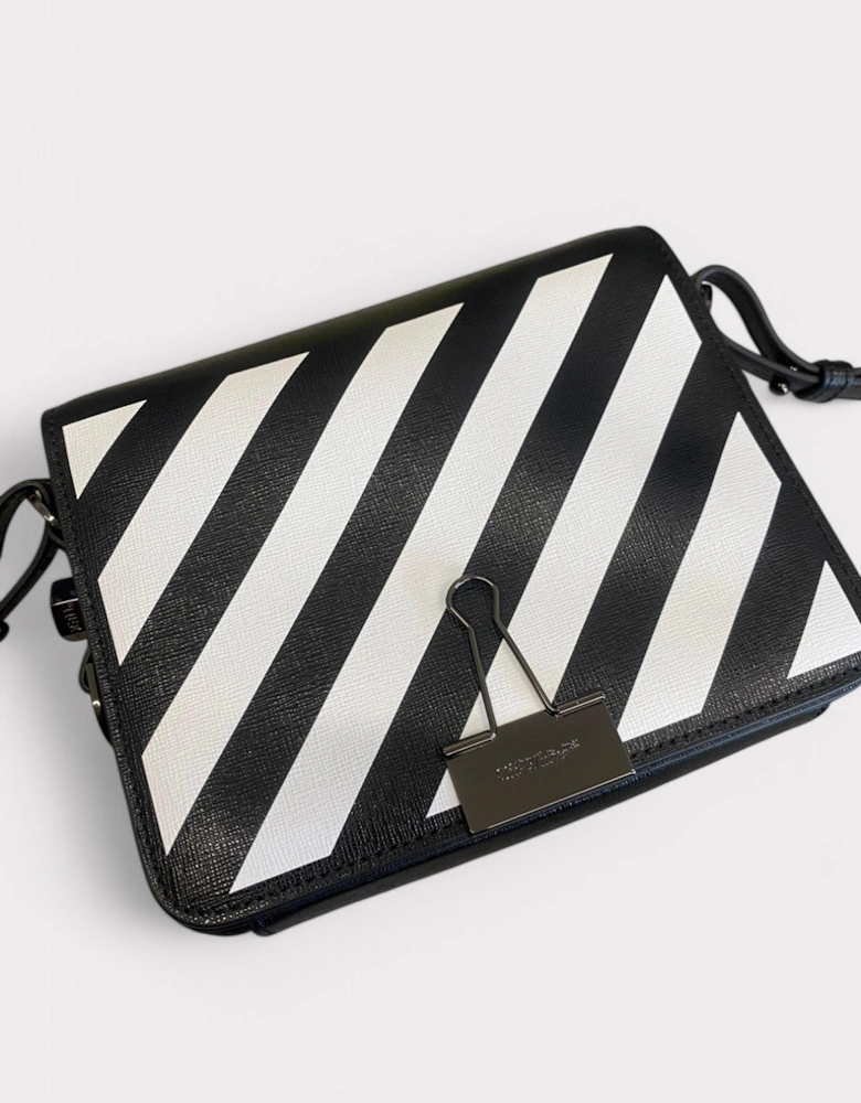 Diag Industrial Flap Bag Black White