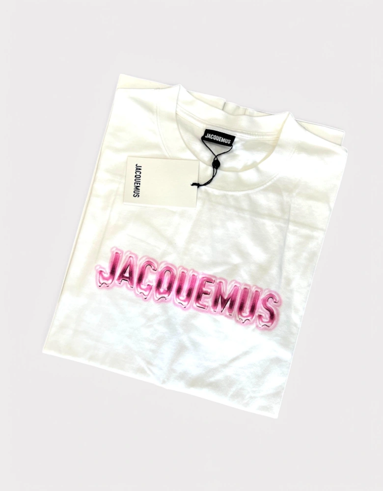 Long Sleeve Logo Shirt White