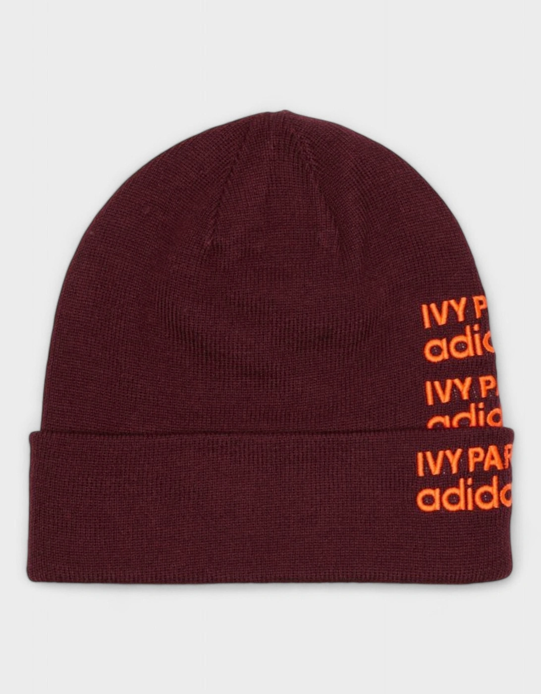 Ivy Park Logo Beanie Maroon/Solar Orange, 2 of 1