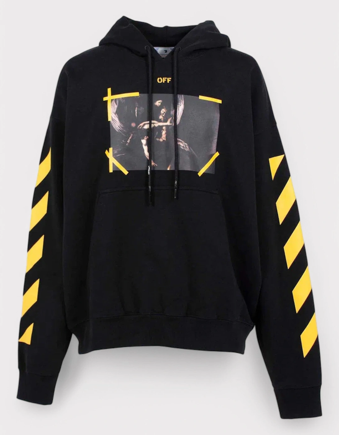 Caravaggio Printed Hoodie 'Black/White', 4 of 3