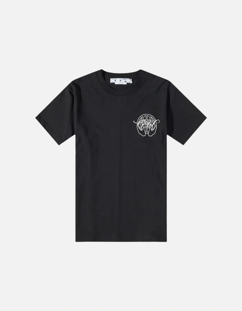 Hand Arrow Slim T-Shirt Black