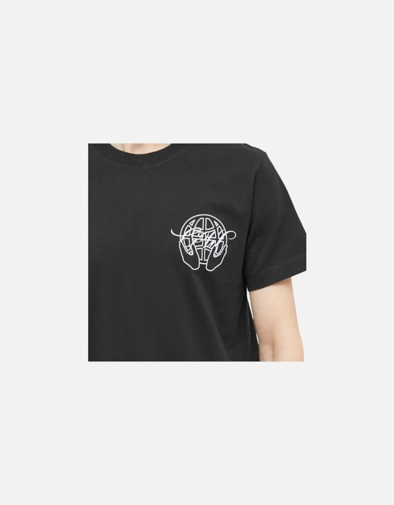 Hand Arrow Slim T-Shirt Black