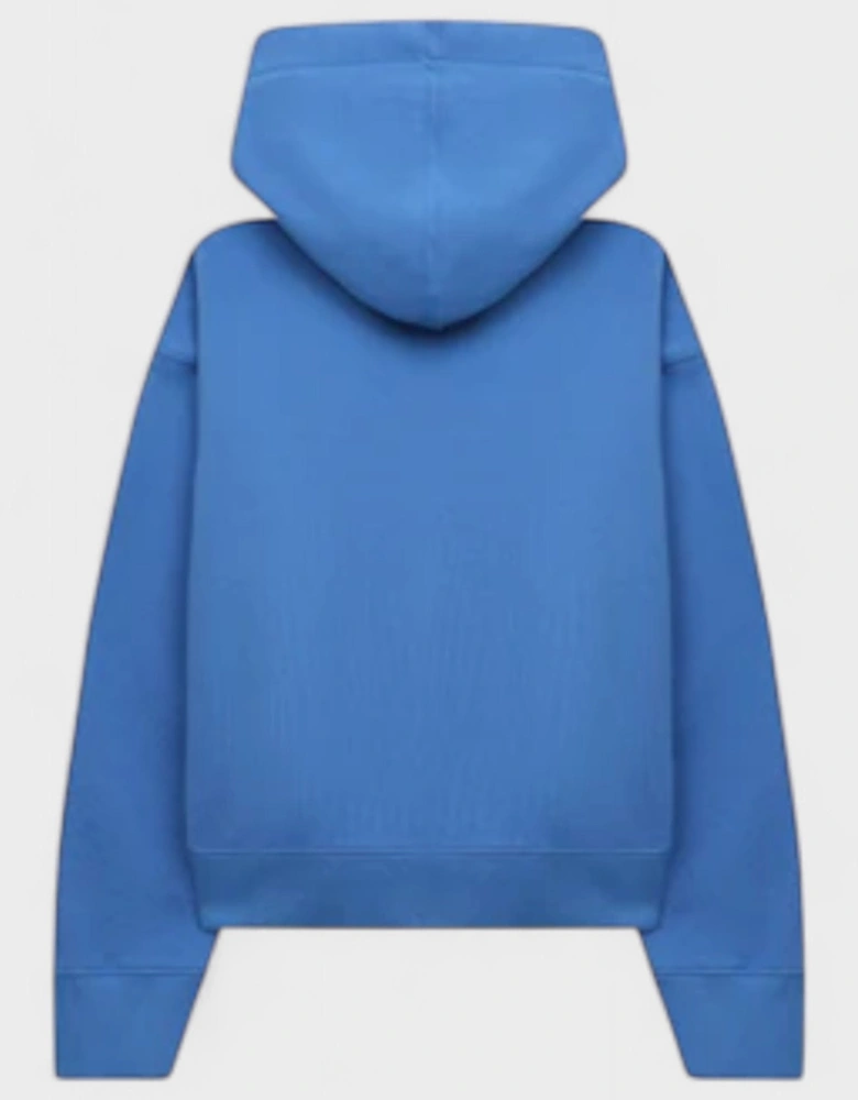 Boys Smiley Bear Hoodie Blue