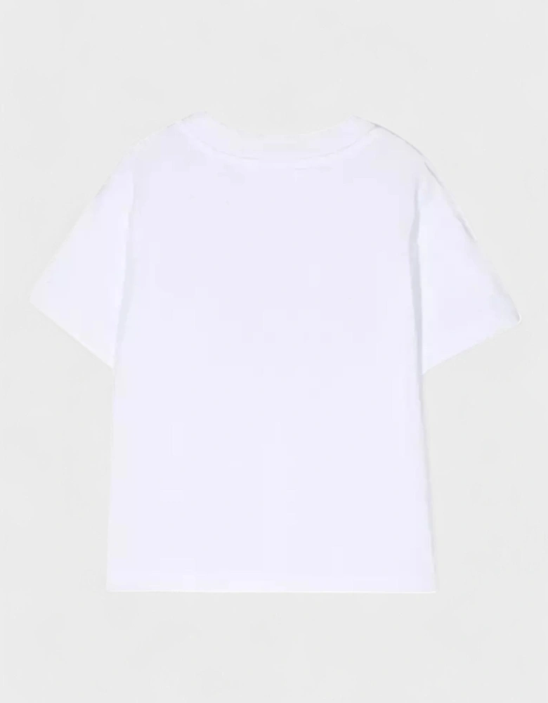 Boys Croco Trouble T Shirt White
