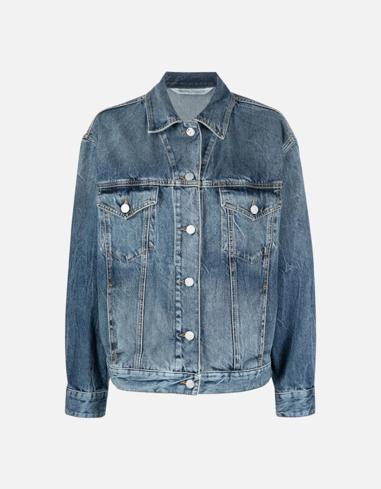 Sunrise Denim Jacket Cobalt Blue