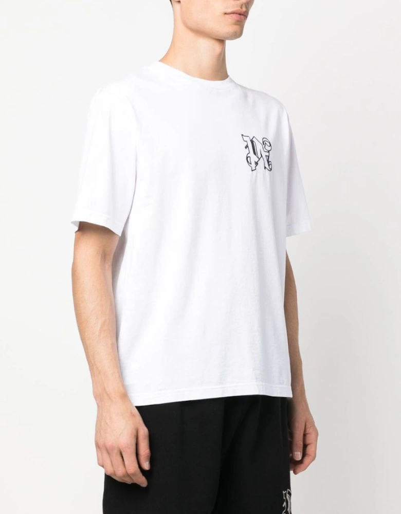 Monogram Regular Tee white