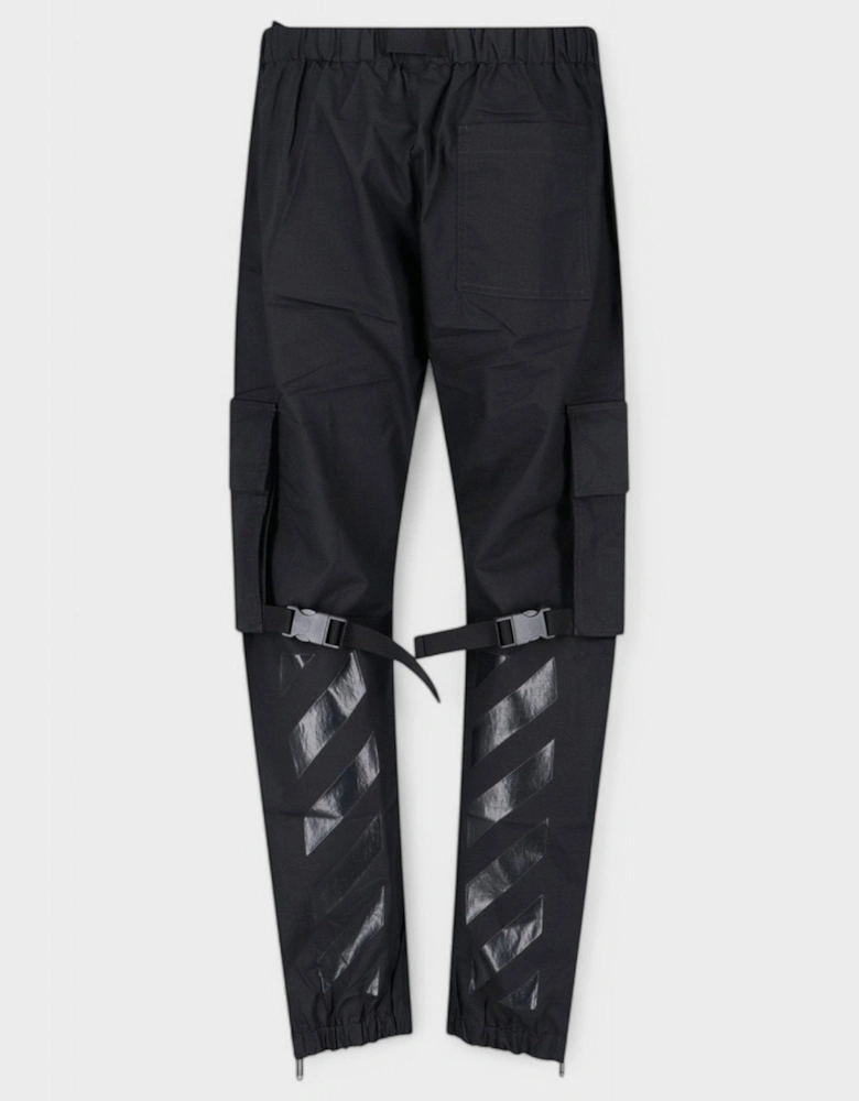 Diag Tab Cotton Cargo Pant 'Black'