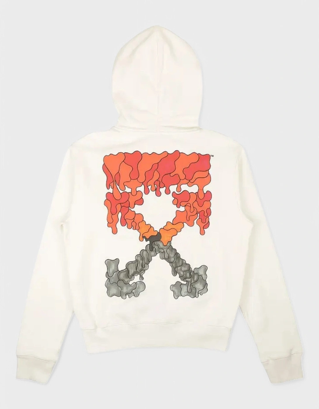 Marker Flatlock Slim Hoodie 'White', 3 of 2