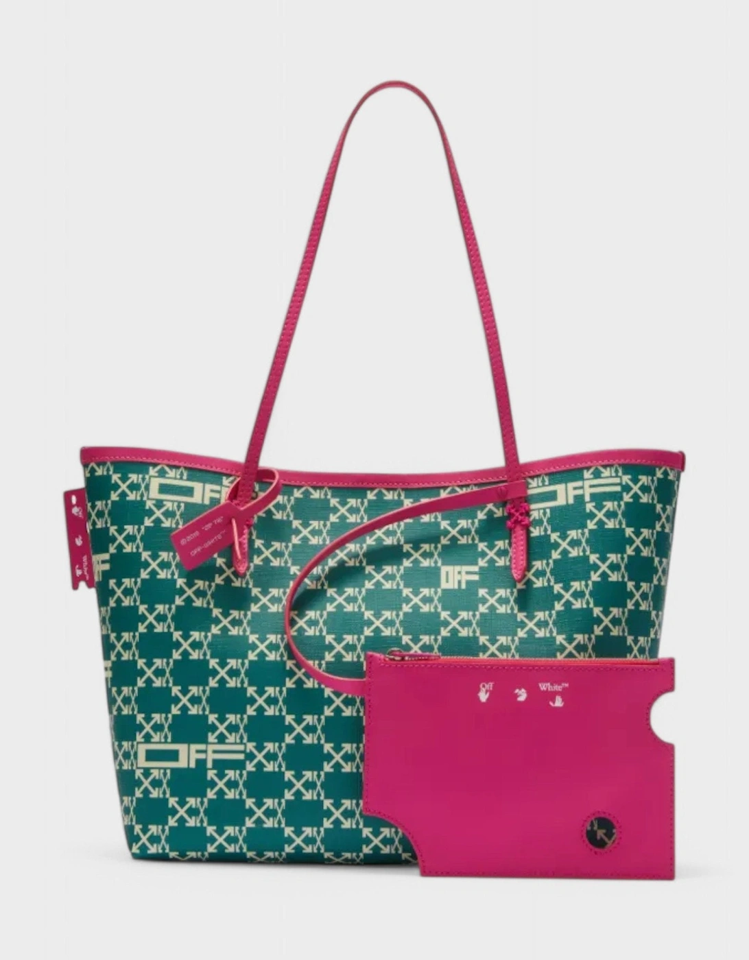 Off White Day Off Tote 33 Green Beige, 5 of 4