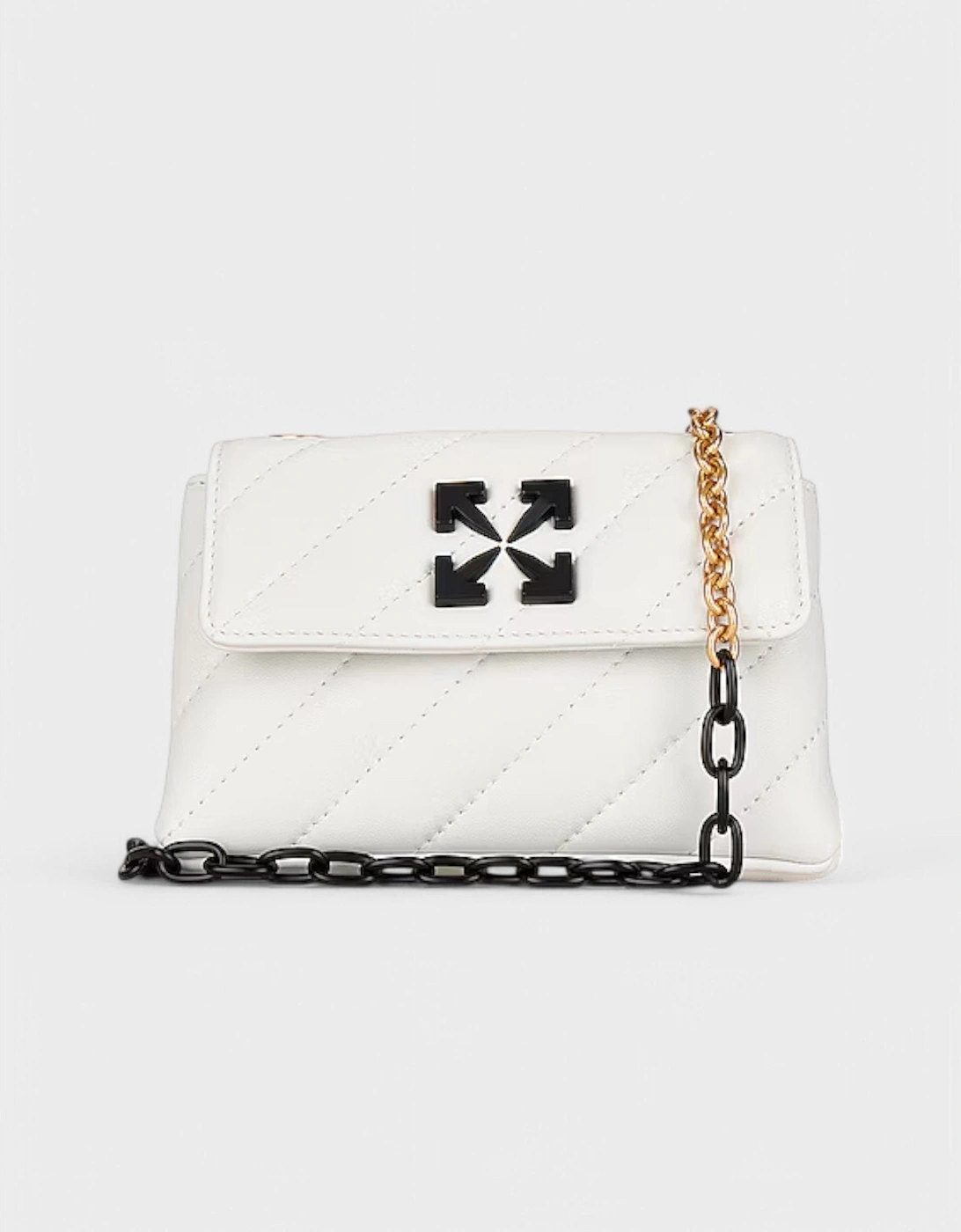 Women's Off-White Jackhammer 17 Shoulder Bag White Black - Size: O/S