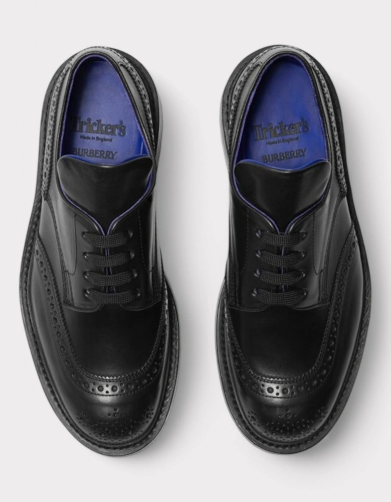 Tricker’s Leather Devon Brogues Black