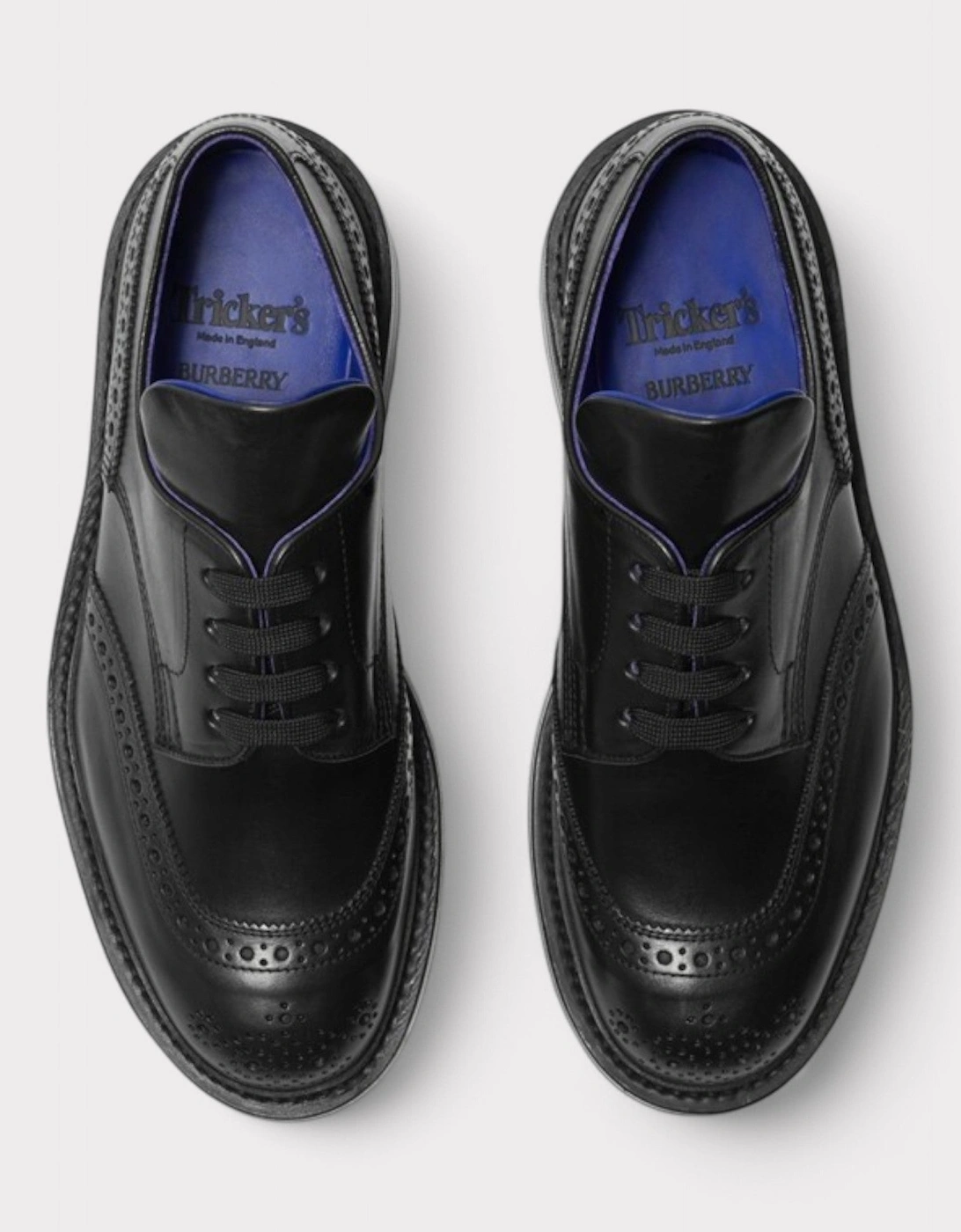 Tricker’s Leather Devon Brogues Black