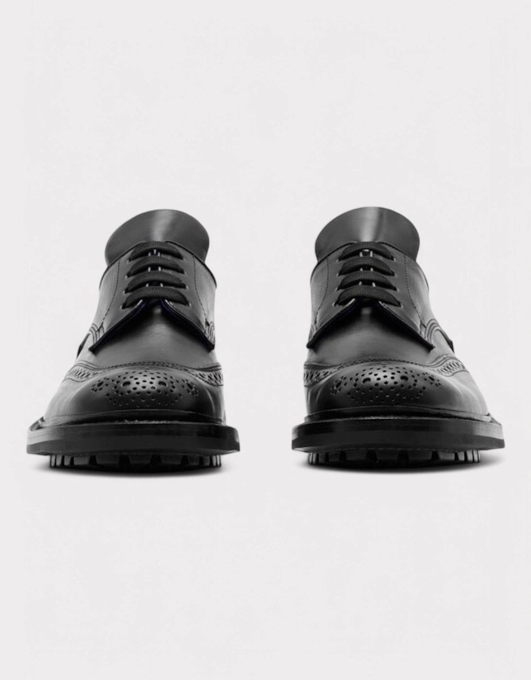 Tricker’s Leather Devon Brogues Black
