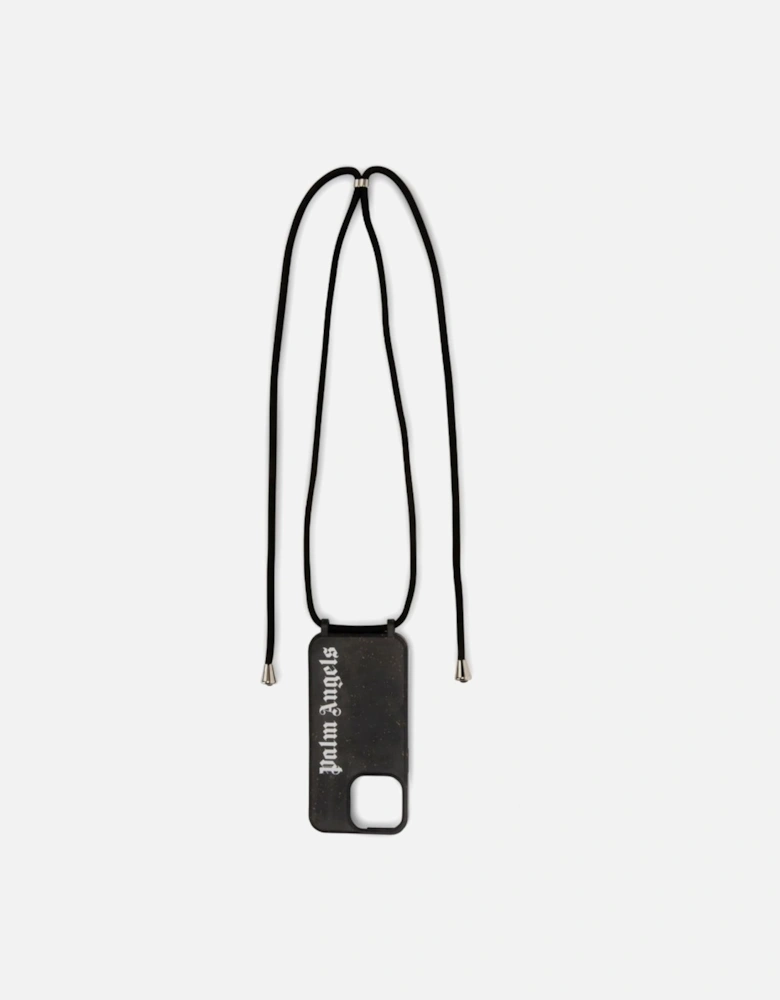 Classic Logo iPhone 14 pro Phone Case Black