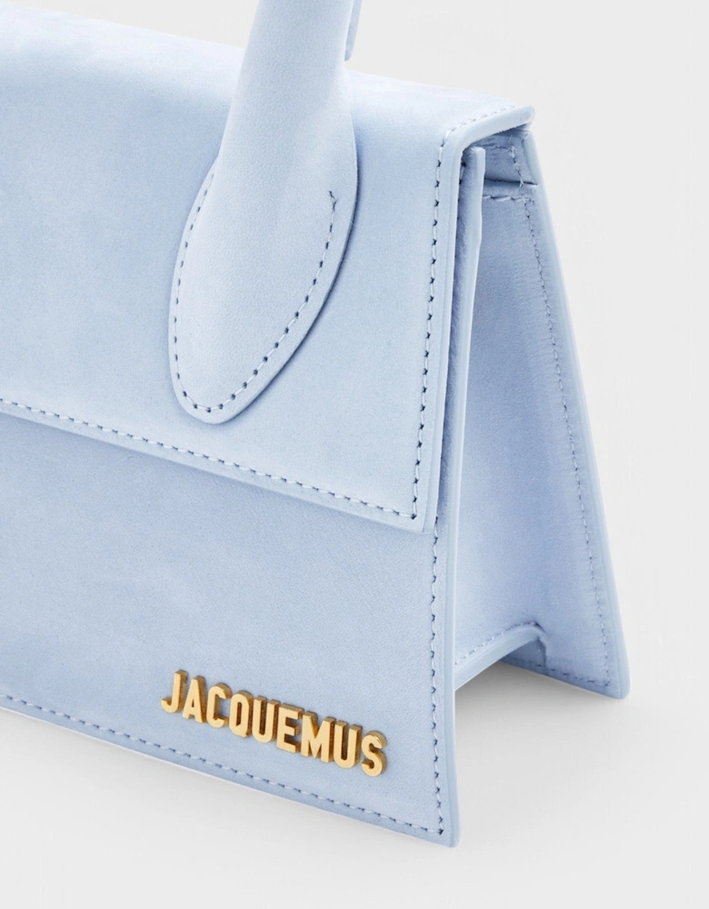 Le Chiquito Moyen Signature Handbag Light Blue
