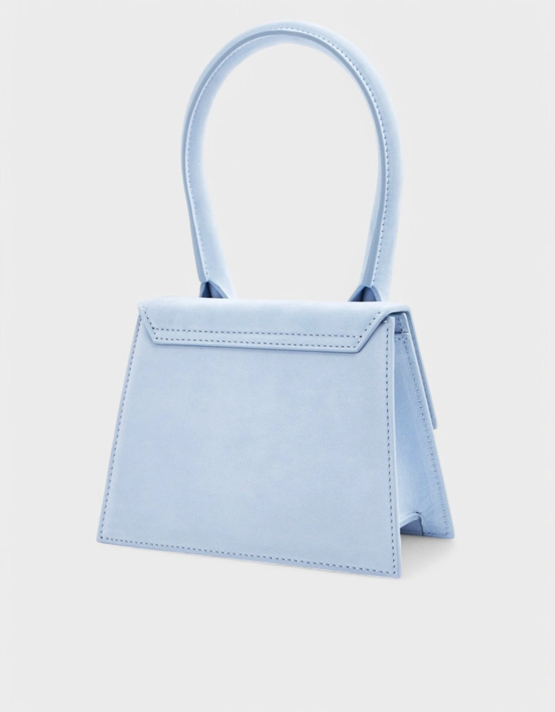 Le Chiquito Moyen Signature Handbag Light Blue