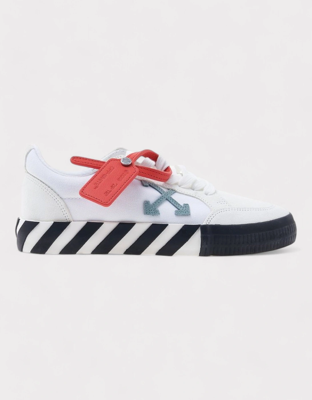 Low Vulcanized Canvas Sneakers White Blue, 5 of 4
