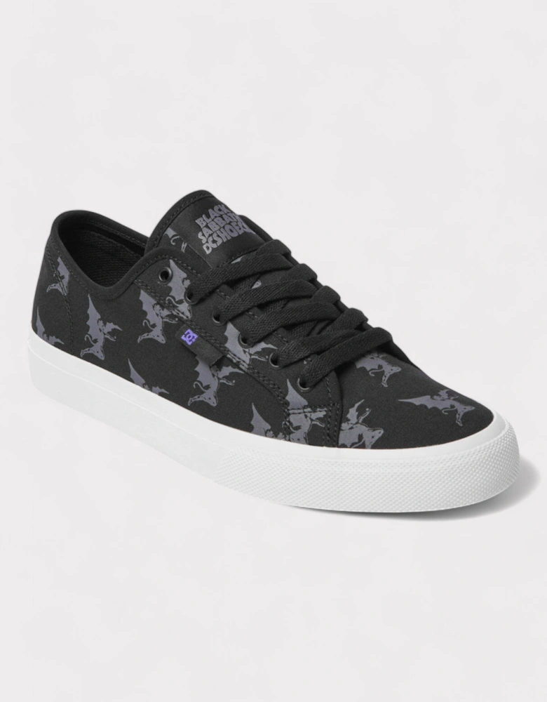 DC x Black Sabbath Manual Canvas Shoes Black
