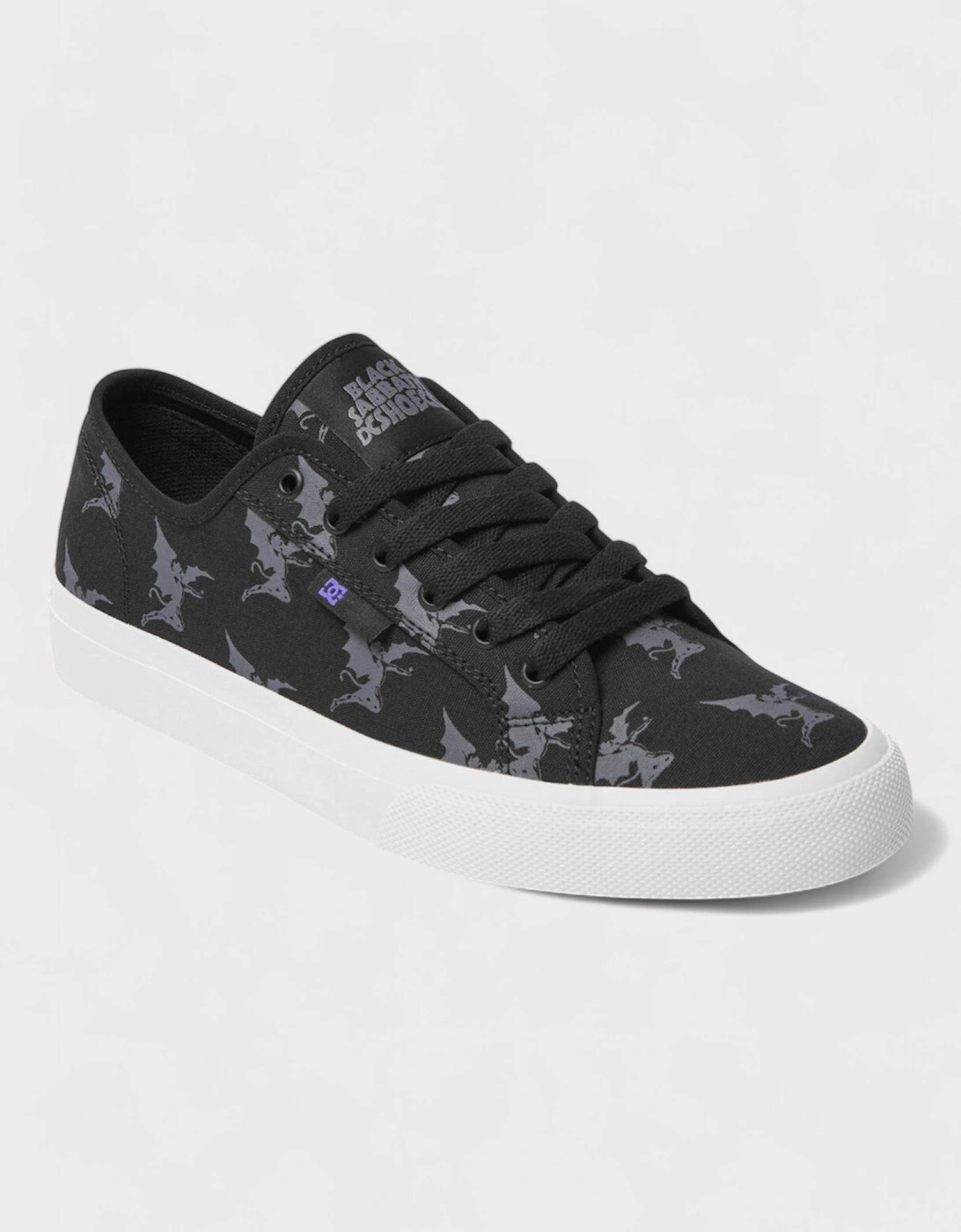 DC x Black Sabbath Manual Canvas Shoes Black