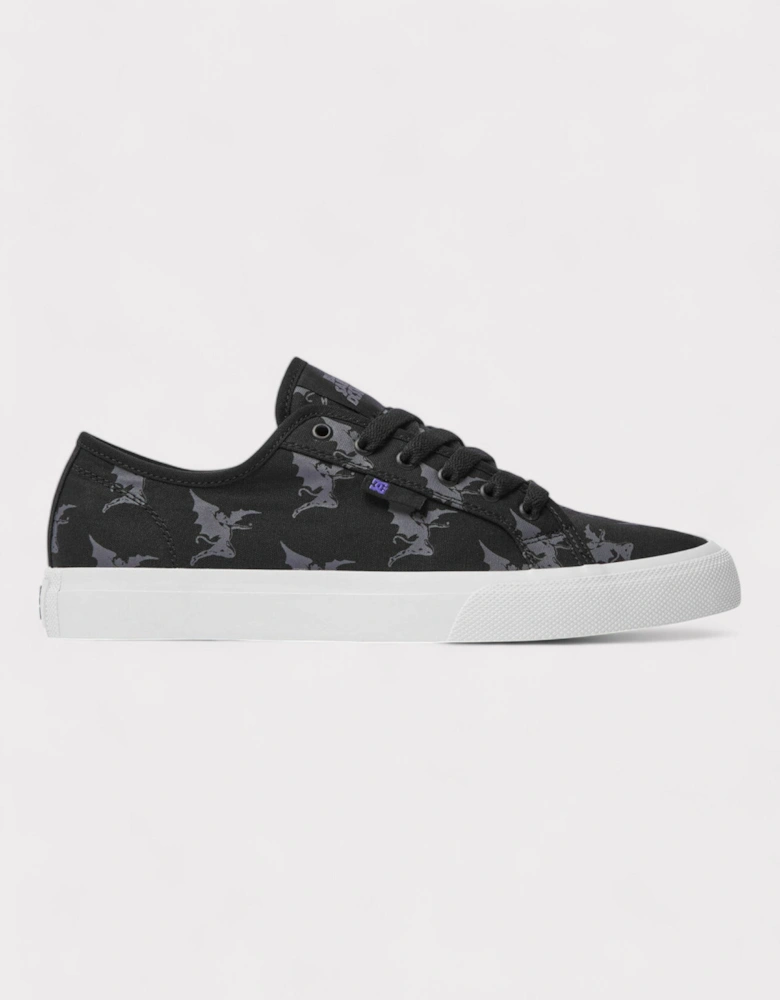 DC x Black Sabbath Manual Canvas Shoes Black