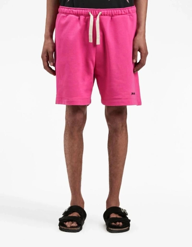 Embroidered Logo Sweatshorts Pink