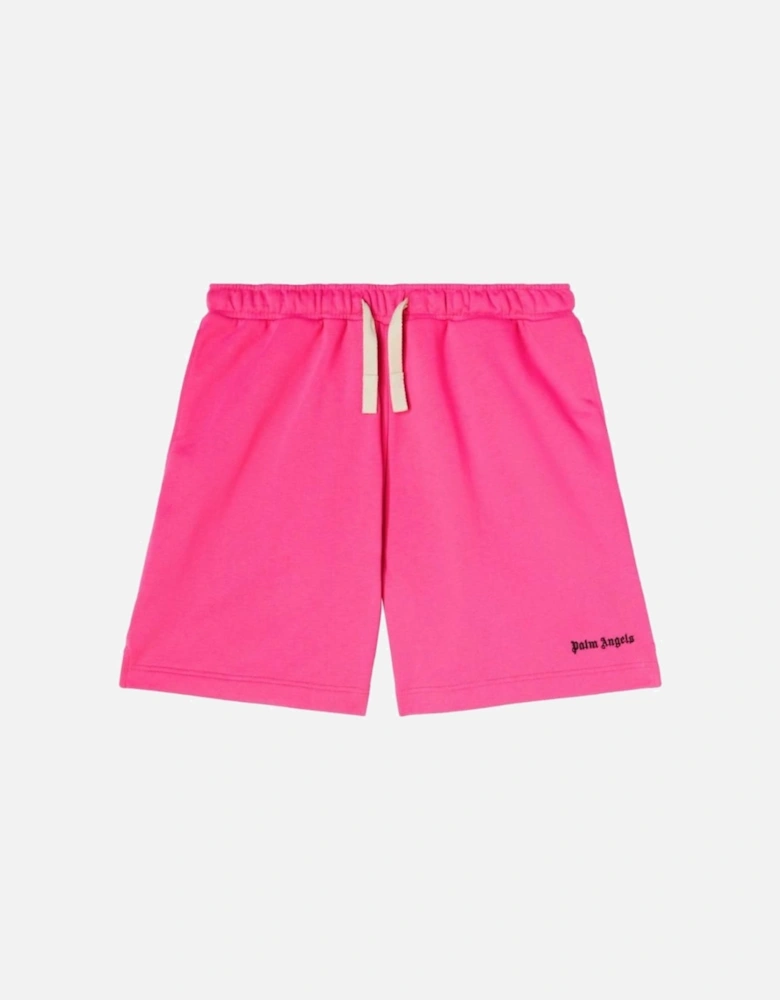 Embroidered Logo Sweatshorts Pink