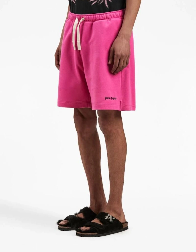 Embroidered Logo Sweatshorts Pink