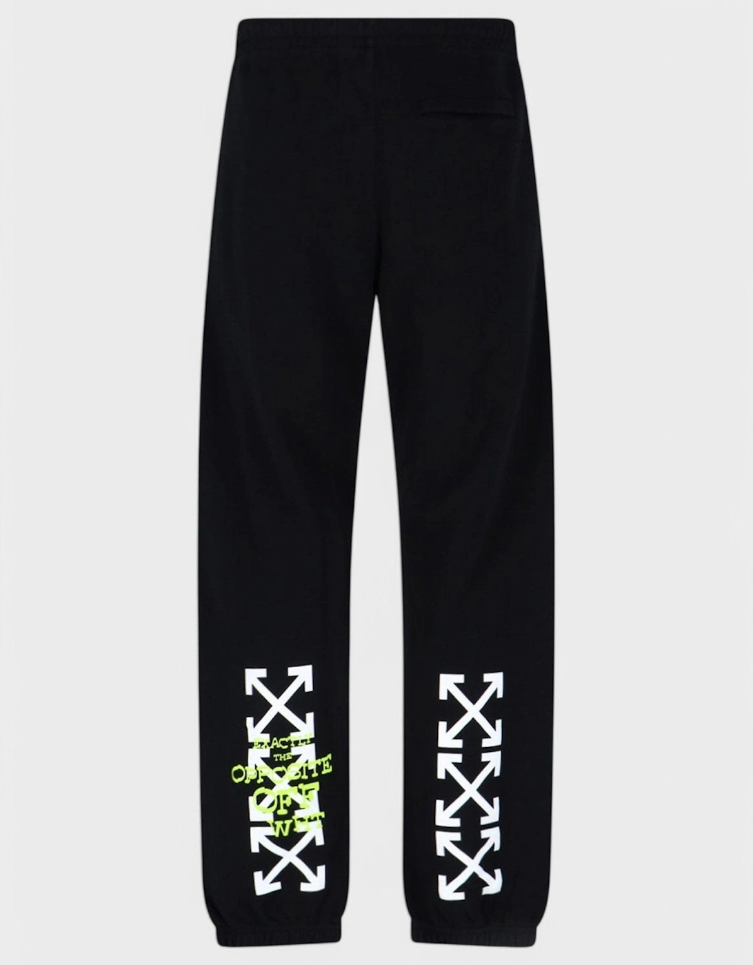 Opposite Arrow Slim Sweatpants 'Black/Lime', 4 of 3