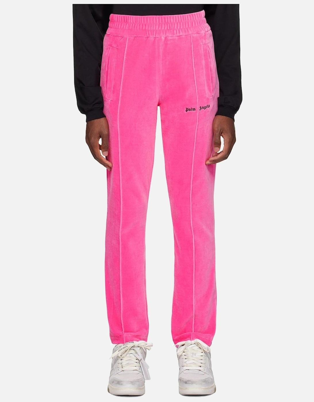 Velvet Track Pants Pink, 2 of 1