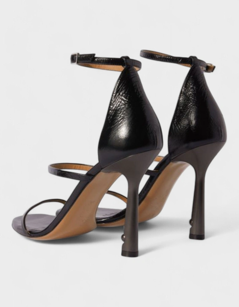 Lollipop Strappy Heels Black