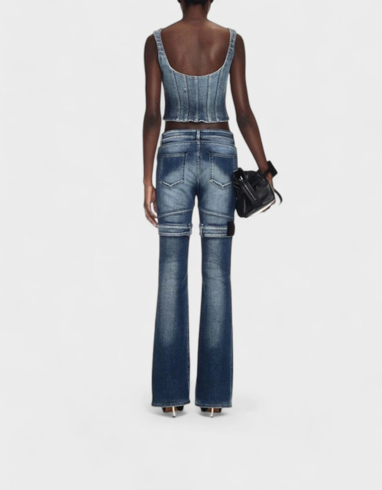 Bustier Top Denim Blue