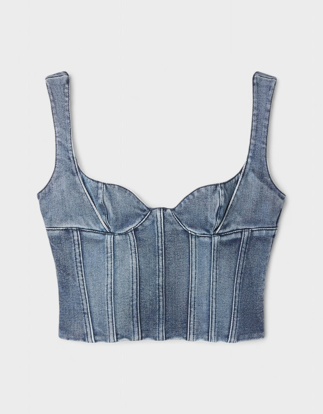 Bustier Top Denim Blue, 5 of 4