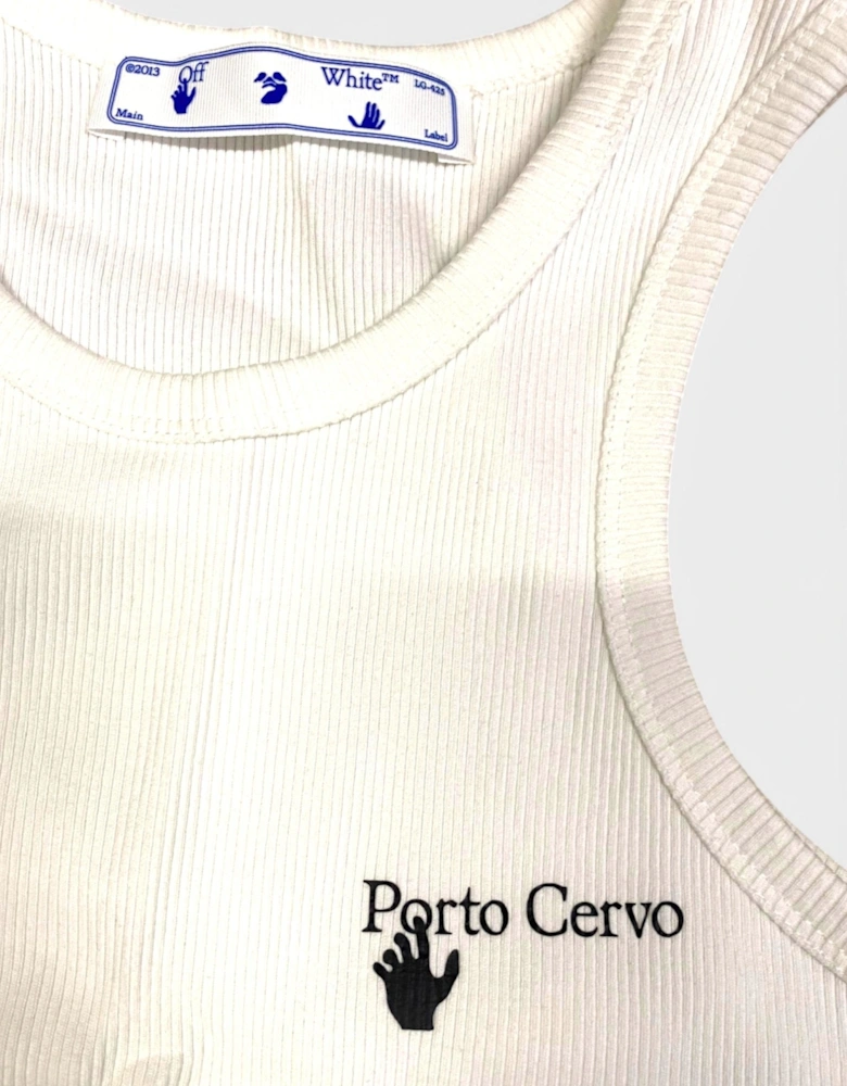 Tank White Rib Dress White