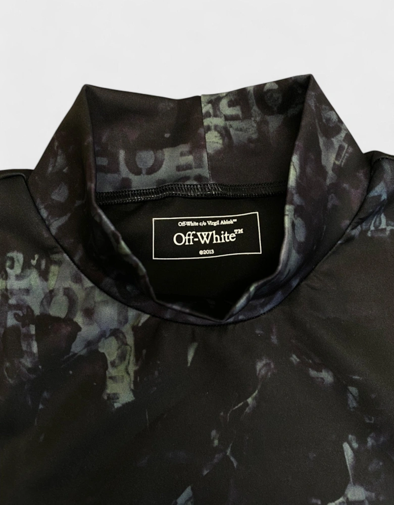 Off All Over Print Sleek L/S Top