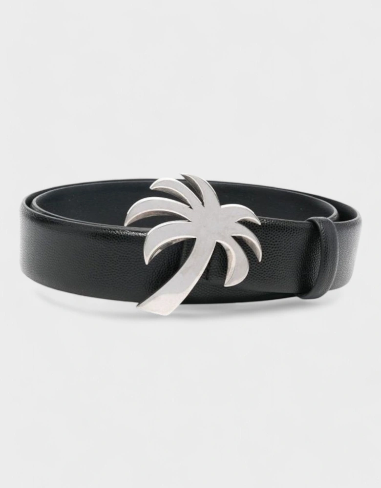 Palm Beach Belt Black Silver