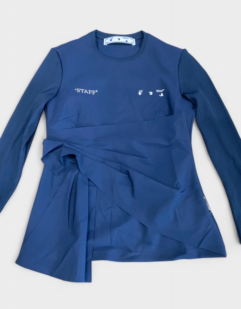 Wrap Top Blue