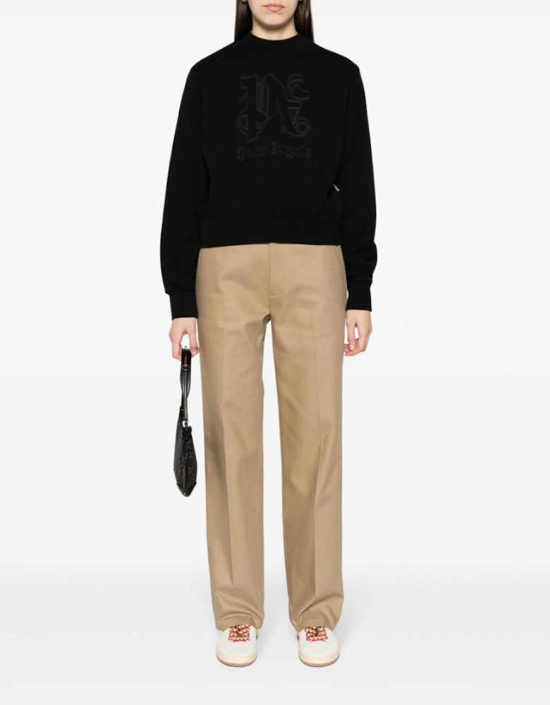 Statement Crewneck Black