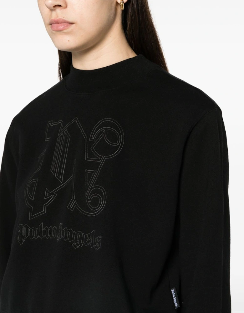 Statement Crewneck Black
