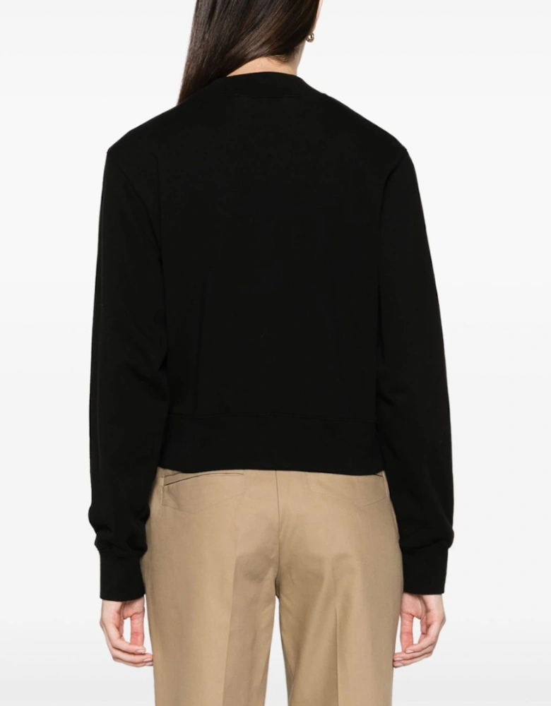 Statement Crewneck Black