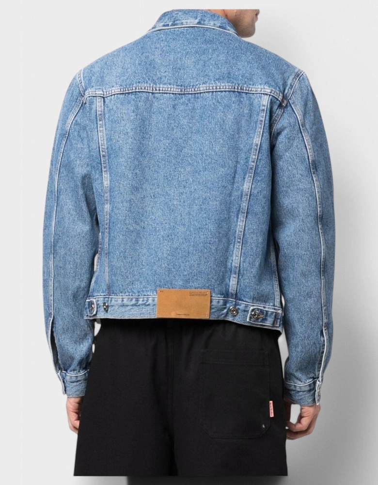 Indust Slim Denim Jacket Medium Blue