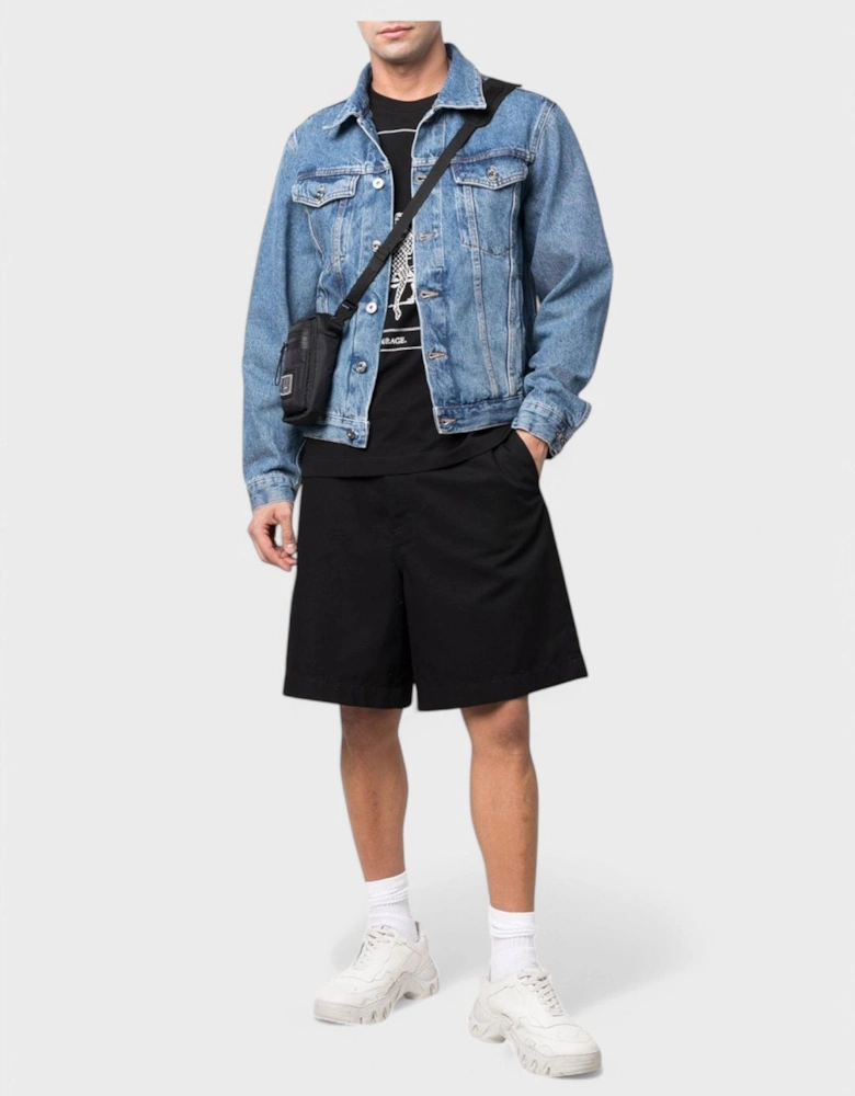 Indust Slim Denim Jacket Medium Blue