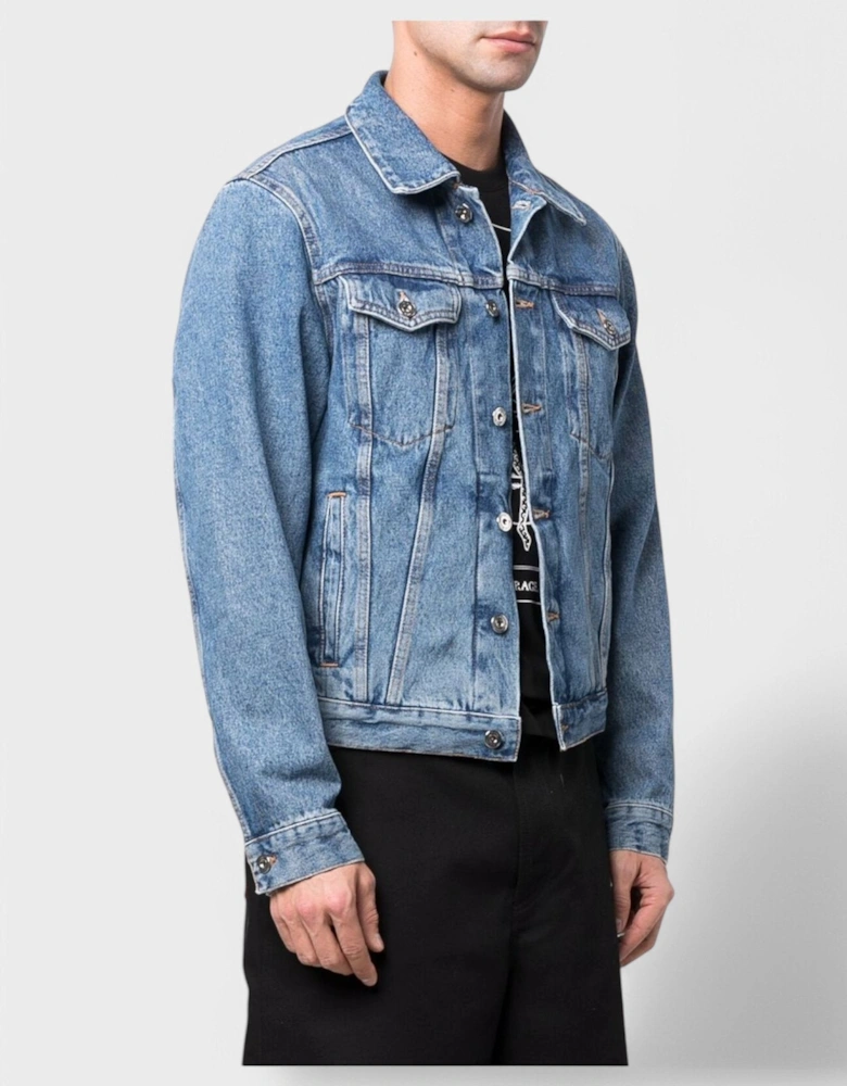Indust Slim Denim Jacket Medium Blue