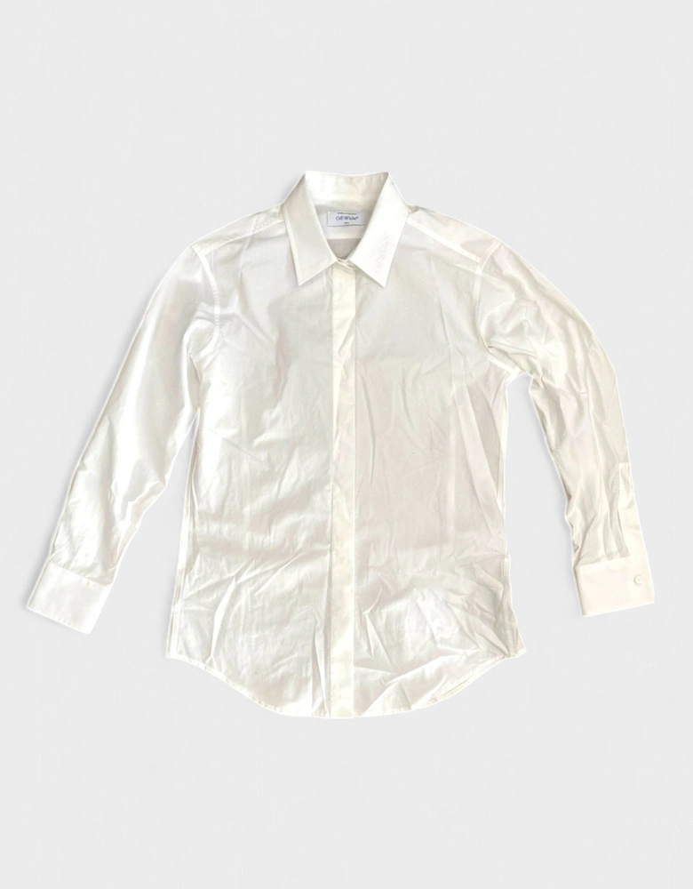 Button Shirt White
