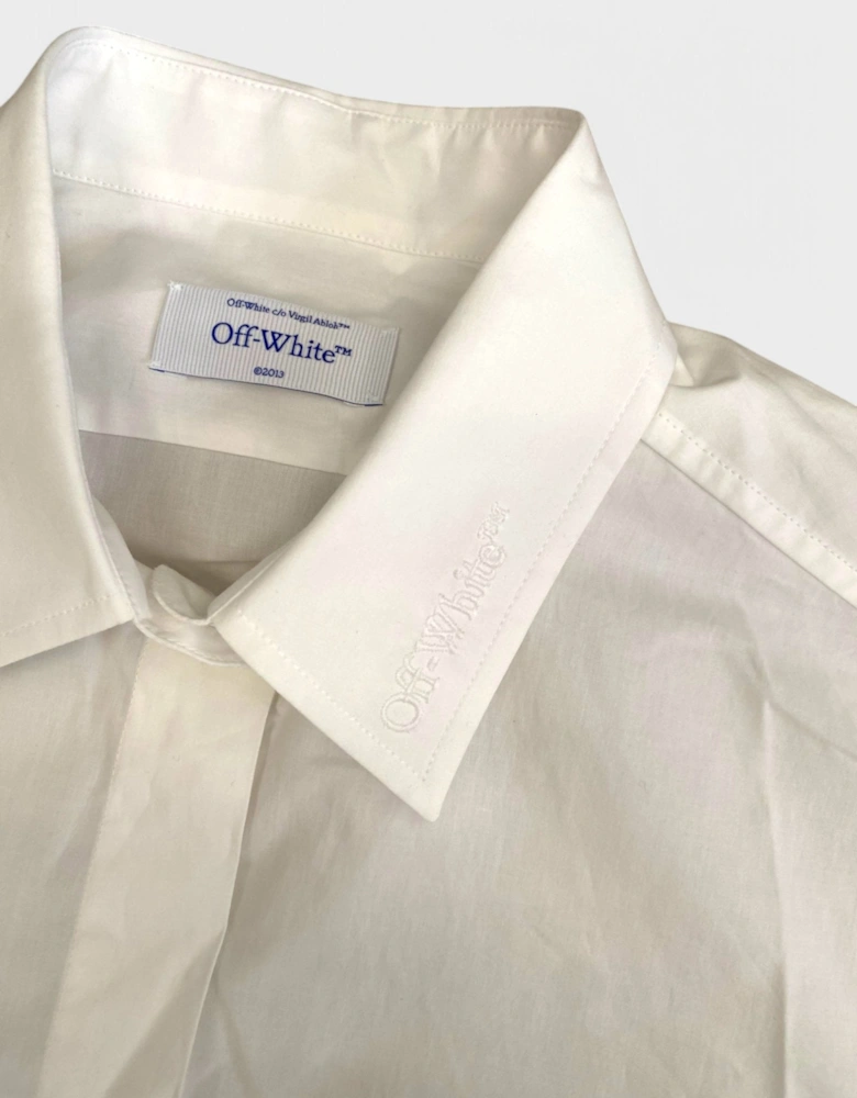 Button Shirt White