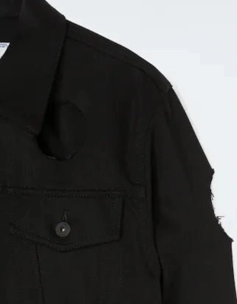 Meteor Slim Denim Jacket Black