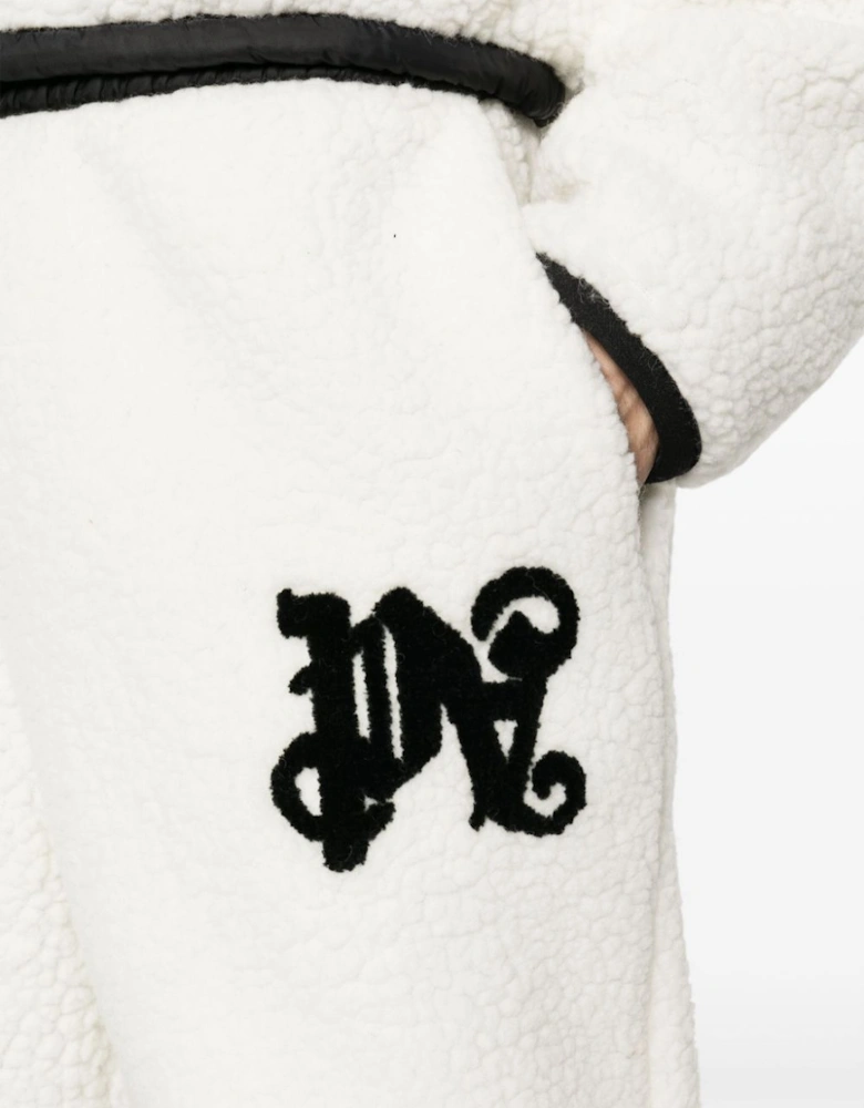 Monogram Ski Pants White Black