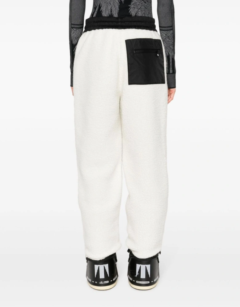 Monogram Ski Pants White Black