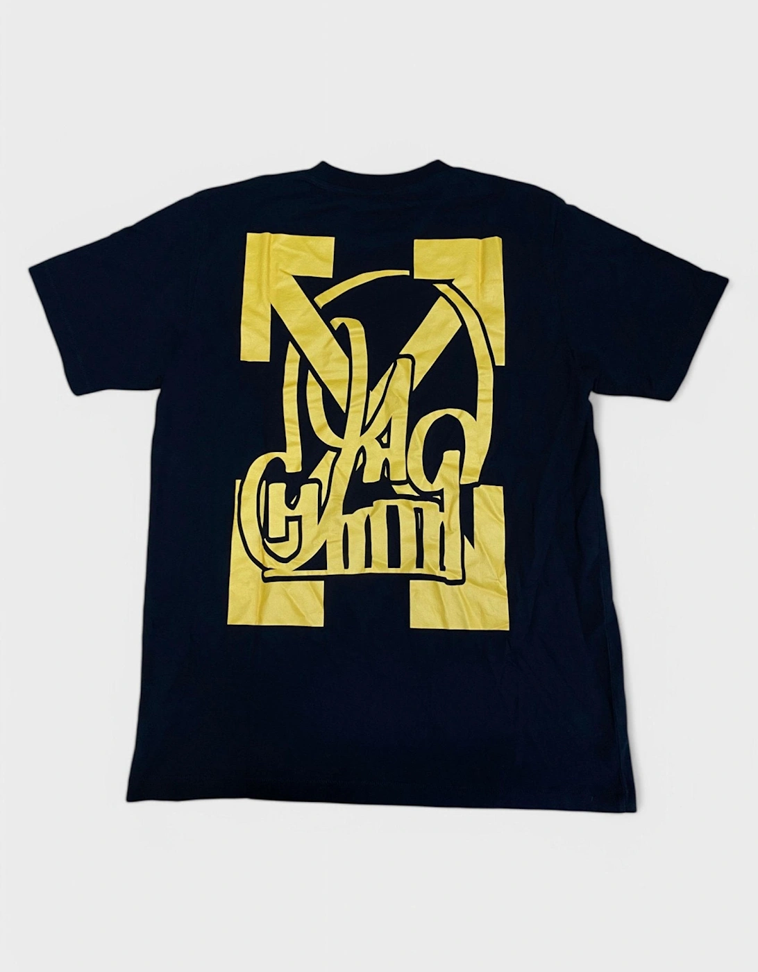 Off White Katsu Tv S/S T-Shirt Black Yellow, 4 of 3