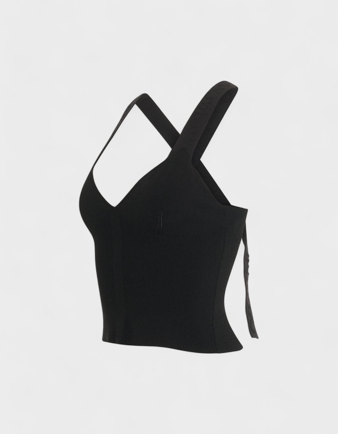 Logo Band Tank Top Black