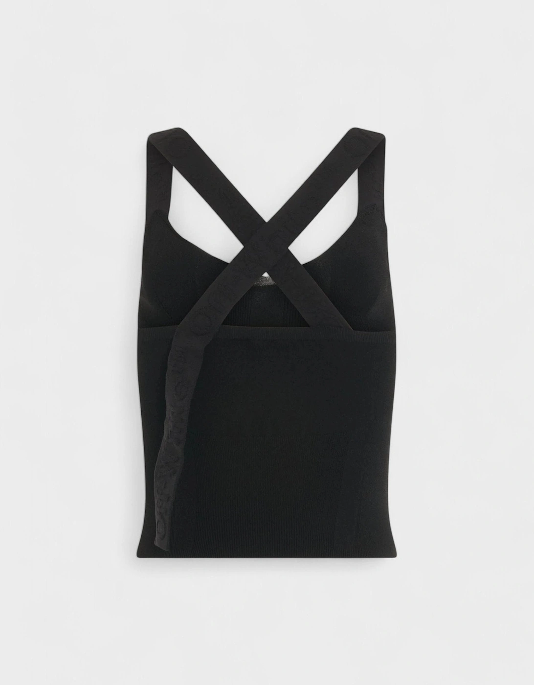 Logo Band Tank Top Black